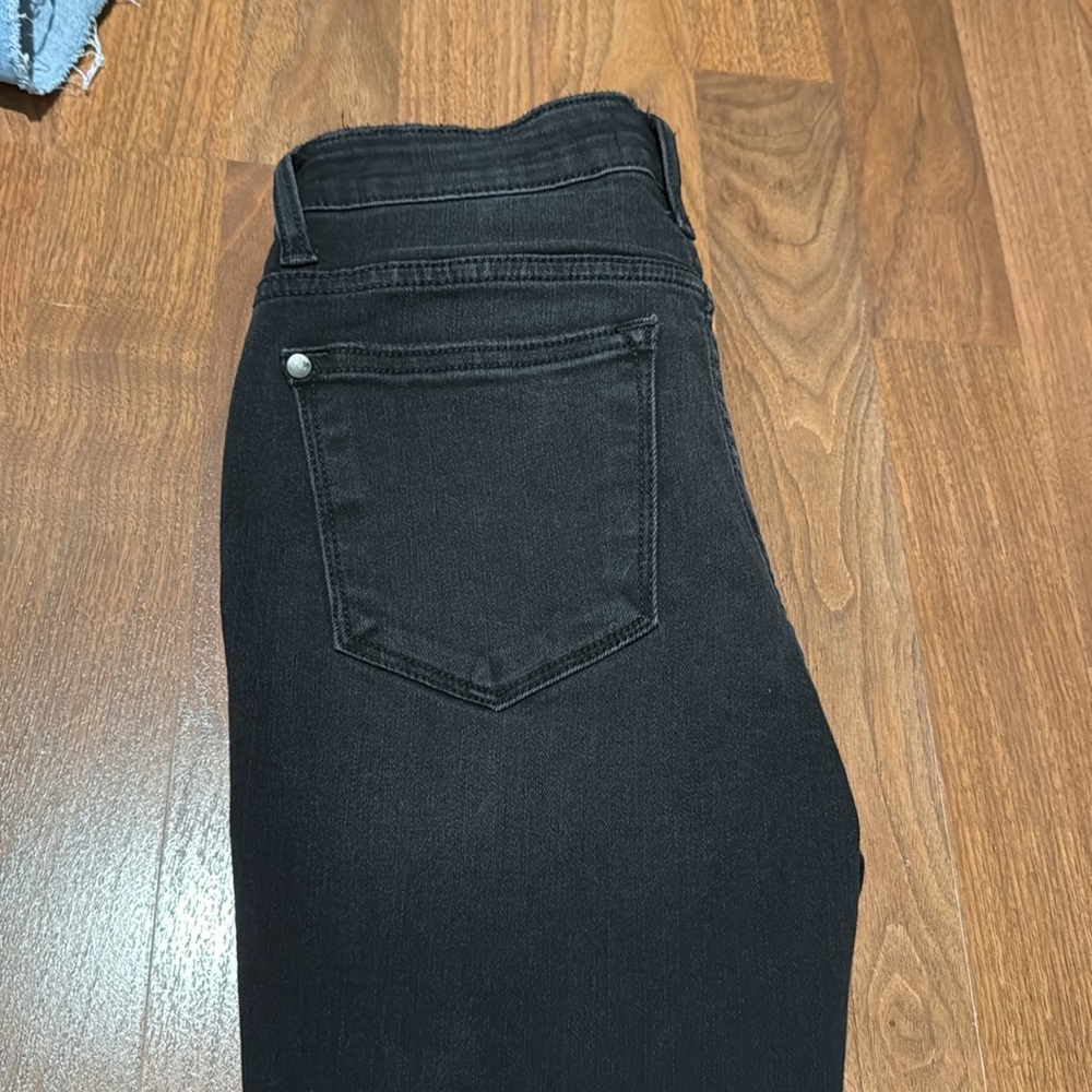 Judy Blue black ankle fringe jeans - Picture 4 of 4